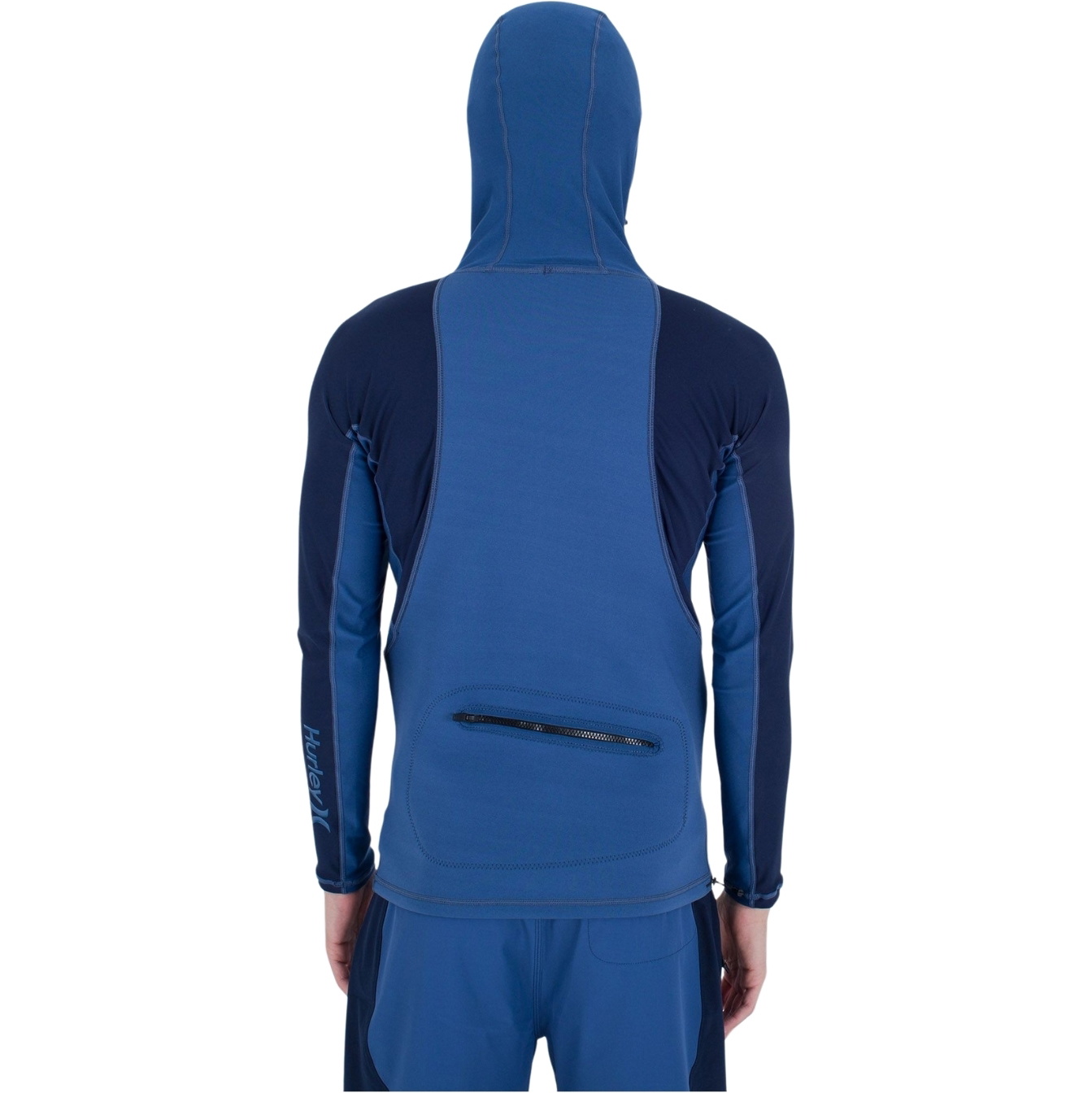 Hurley Mens Coast Guard Hooded Long Sleeve Surf Top MAT0000770 - Submarine